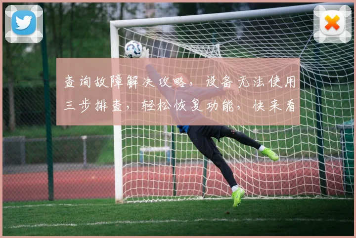 查询故障解决攻略，设备无法使用三步排查，轻松恢复功能，快来看看吧
